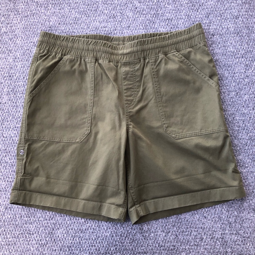 Carhartt rugged flex relaxed fit twill 5 pocket work short size L (12-14) basil